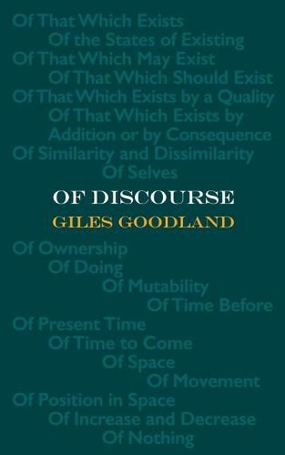 Cover image for Of Discourse