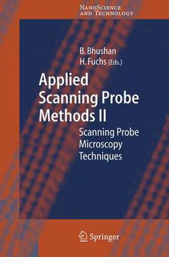 Cover image for Applied Scanning Probe Methods II: Scanning Probe Microscopy Techniques