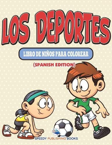 Cover image for Los Deportes Libro De Ninos Para Colorear (Spanish Edition)