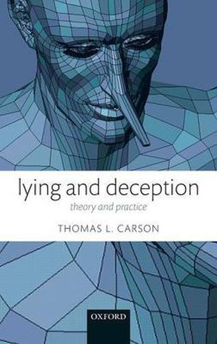 Cover image for Lying and Deception: Theory and Practice