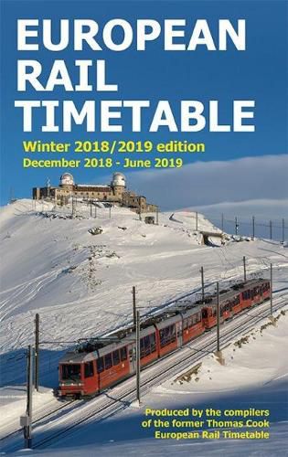 Cover image for European Rail Timetable Winter 2018-2019 Edition