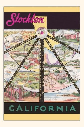 Cover image for Vintage Journal Stockton Travel Poster