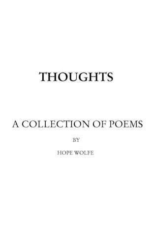 Cover image for Thoughts: a collection of poems