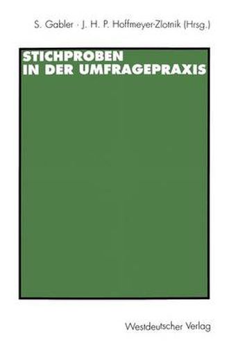 Cover image for Stichproben in der Umfragepraxis