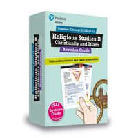 Cover image for Pearson REVISE Edexcel GCSE (9-1) Religious Studies Christianity & Islam Revision Cards: for home learning, 2022 and 2023 assessments and exams