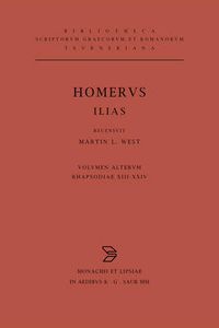 Cover image for Homerus Ilias Pb