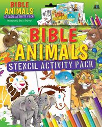 Cover image for Bible Animals Stencil Activity Pack