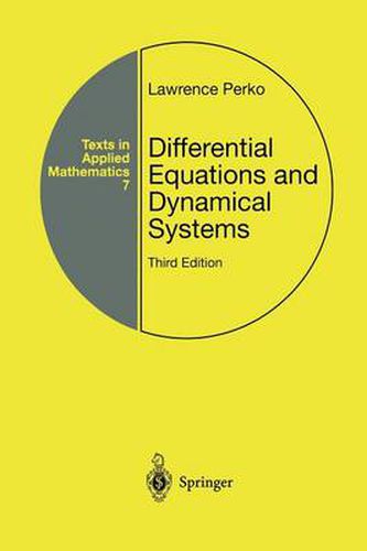 Cover image for Differential Equations and Dynamical Systems