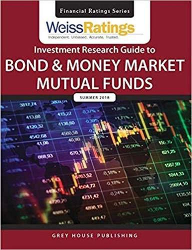 Cover image for Weiss Ratings Investment Research Guide to Bond & Money Market Mutual Funds, Summer 2018