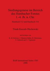 Cover image for Siedlungsgenese im Bereich des Hambacher Forstes 1.-4. Jh. N. Chr. - Hambach 512 und Hambach 516