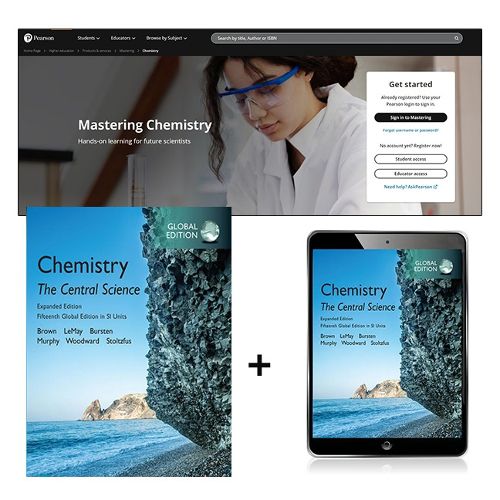 Central Science Chemistry, The, Expanded Edition, Global Edition + Mastering Chemistry with Pearson eText