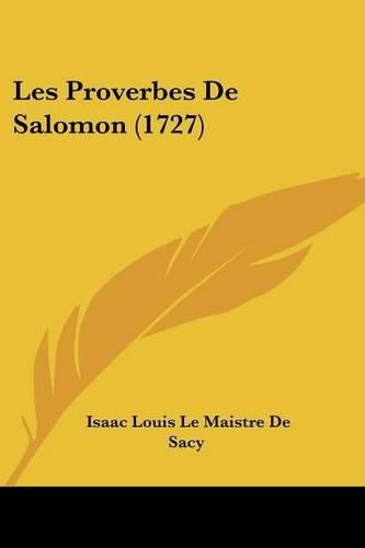 Cover image for Les Proverbes de Salomon (1727)