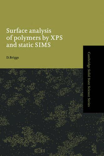 Cover image for Surface Analysis of Polymers by XPS and Static SIMS