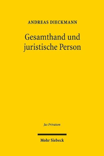 Cover image for Gesamthand und juristische Person