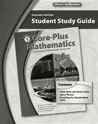 Cover image for Core-Plus Mathematics: Contemporary Mathematics in Context, Course 1, Student Study Guide