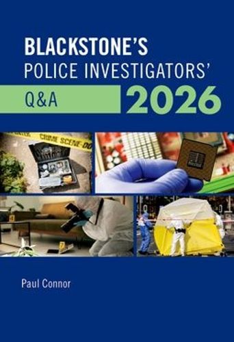 Cover image for Blackstone's Police Investigators' Q&A 2026