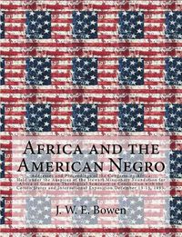 Cover image for Africa and the American Negro