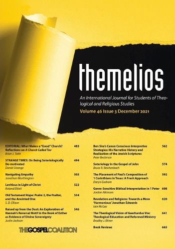 Themelios, Volume 46, Issue 3