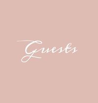 Cover image for Guests Hardcover Guest Book: Blush Pink Guestbook Blank No Lines 64 Pages Keepsake Memory Book Sign In Registry for Visitors Comments Wedding Birthday Anniversary Christening Engagement Party Holiday