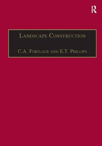 Cover image for Landscape Construction: Volume 2: Roads, Paving and Drainage