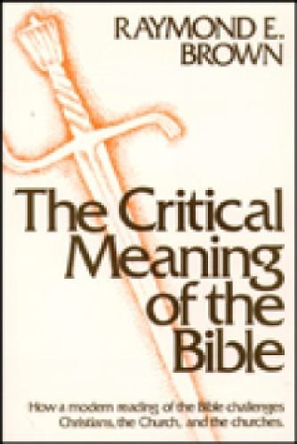 Cover image for The Critical Meaning of the Bible