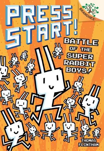 Cover image for Battle of the Super Rabbit Boys!: A Branches Book (Press Start! #18)