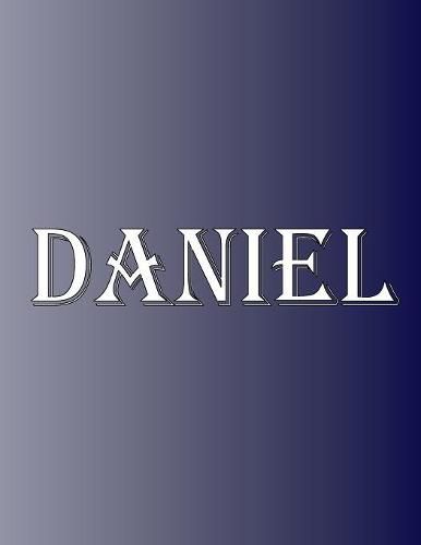Cover image for Daniel: 100 Pages 8.5 X 11 Personalized Name on Notebook College Ruled Line Paper