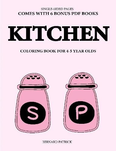 Cover image for Coloring Book for 4-5 Year Olds (Kitchen)