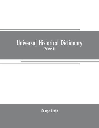 Cover image for Universal historical dictionary