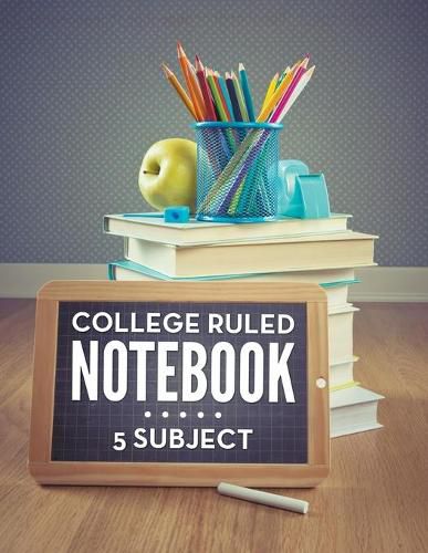 Cover image for College Ruled Notebook - 5 Subject