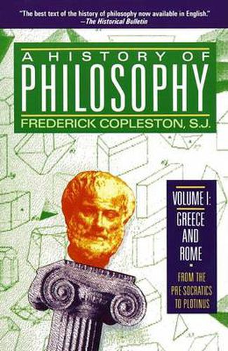 Cover image for A History of Philosophy: Greece and Rome