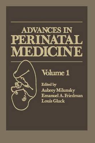 Cover image for Advances in Perinatal Medicine: Volume 1