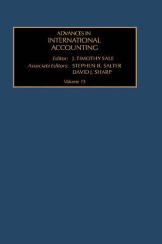 Cover image for Advances in International Accounting