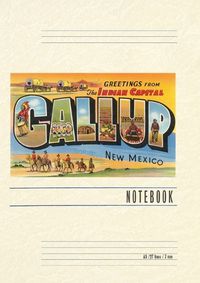 Cover image for Vintage Lined Notebook Greetings from Gallup, New Mexico