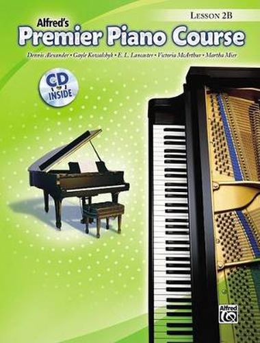 Cover image for Alfreds Premier Piano Course Lesson 2B