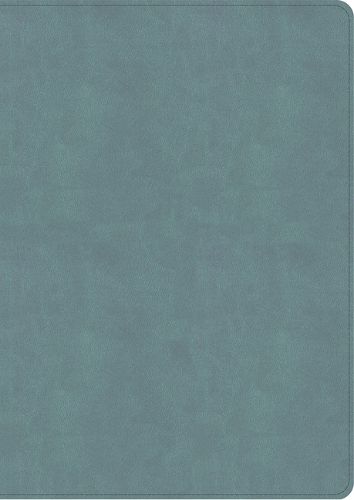 NASB Notetaking Bible, Large Print Edition, Earthen Teal Suedesoft Leathertouch