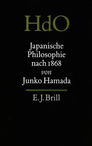 Cover image for Japanische Philosophie nach 1868