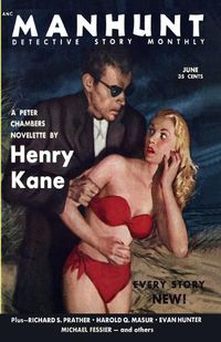 Cover image for Manhunt, June 1953