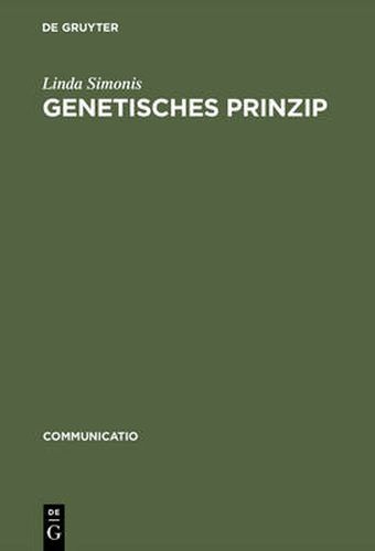 Genetisches Prinzip: Zur Struktur Der Kulturgeschichte Bei Jacob Burckhardt, Georg Lukacs, Ernst Robert Curtius Und Walter Benjamin