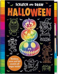 Cover image for Scratch and Draw Halloween - Scratch Art Activity Book