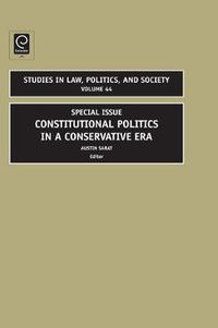 Cover image for Constitutional Politics in a Conservative Era: Special Issue