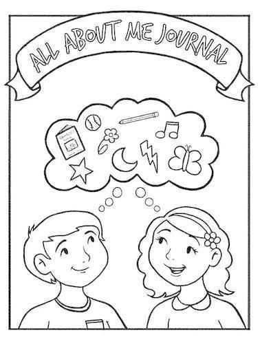 Cover image for All about Me Children's Coloring Journal