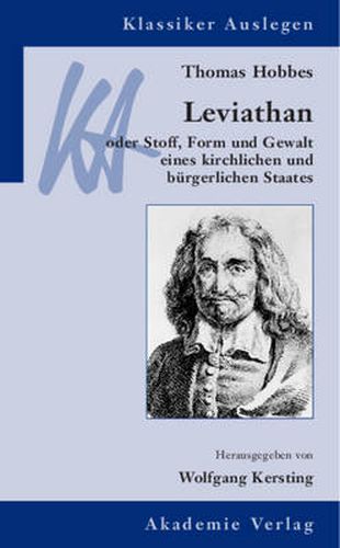 Cover image for Thomas Hobbes: Leviathan: Oder Stoff, Form Und Gewalt Eines Kirchlichen Und Burgerlichen Staates