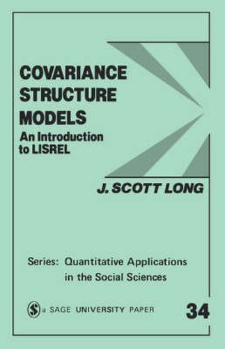 Cover image for Covariance Structure Models: An Introduction to LISREL