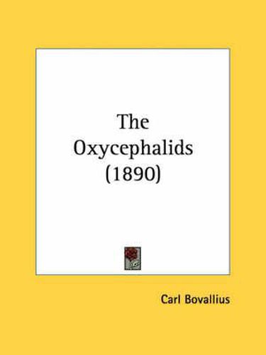 Cover image for The Oxycephalids (1890)