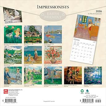 Impressionists 2026 Wall Calendar 