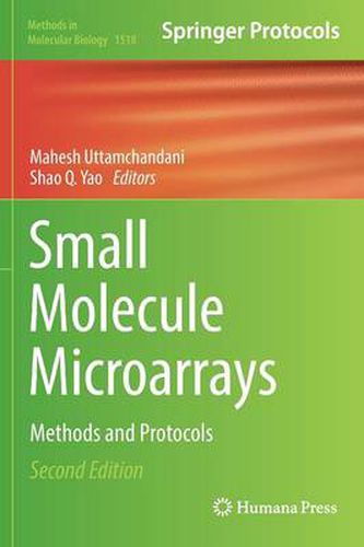 Cover image for Small Molecule Microarrays: Methods and Protocols