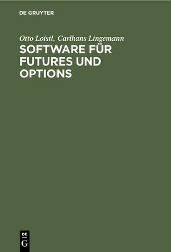 Cover image for Software fur Futures und Options