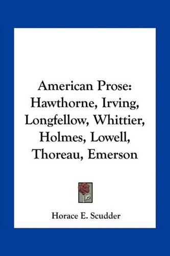 Cover image for American Prose