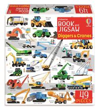 Cover image for Usborne Book and Jigsaw Diggers and Cranes